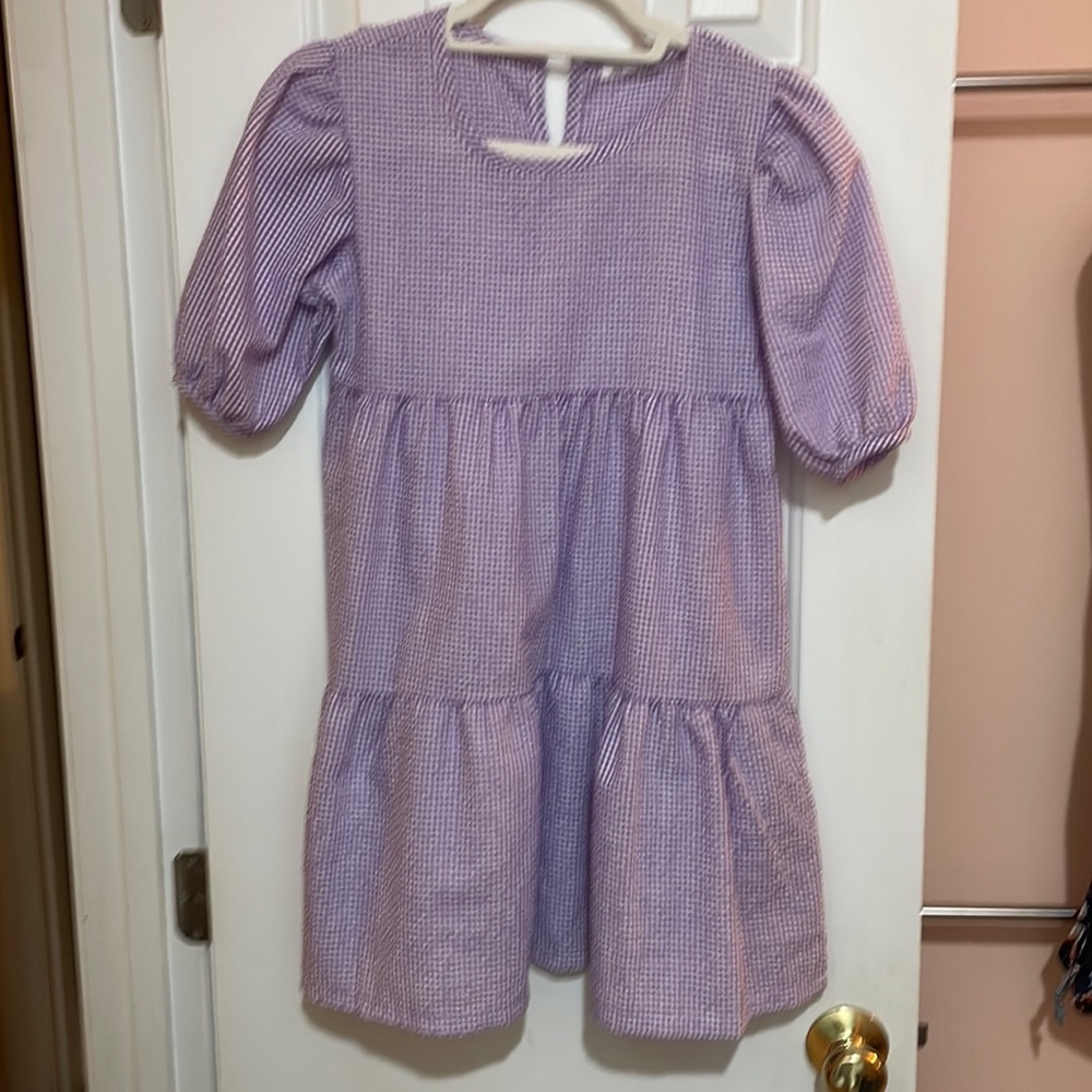 Orchid Lane Gingham Dress Size 14 NWOT